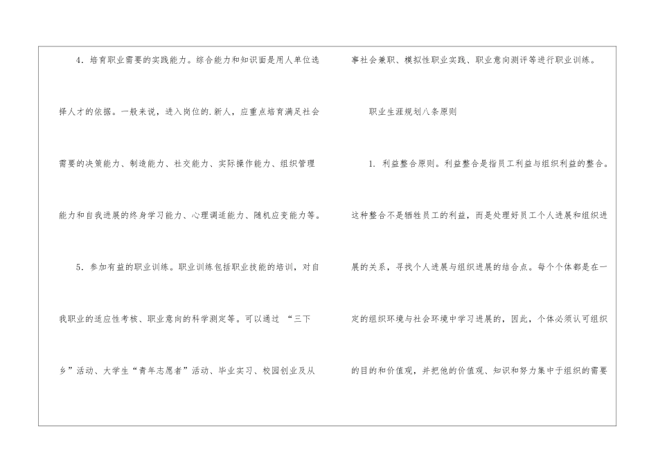 关于个人职业规划格式_第3页