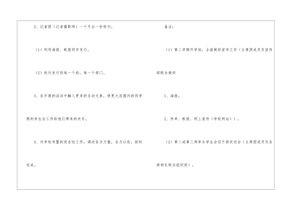 关于个人计划学生会模板汇编五篇_第3页