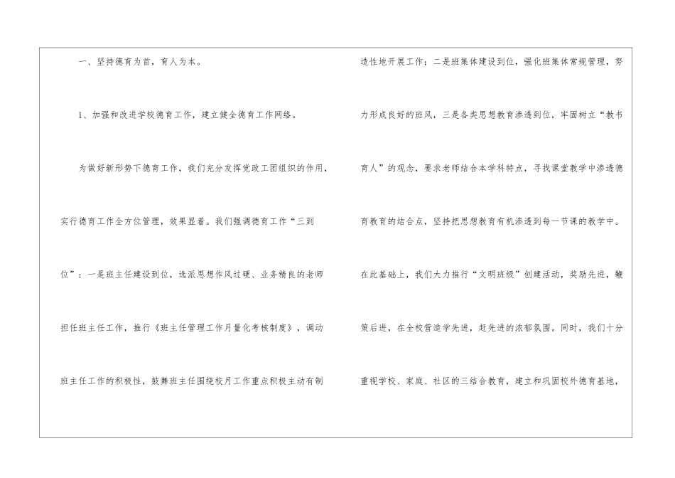 关于中学学校工作总结模板集合七篇_第2页
