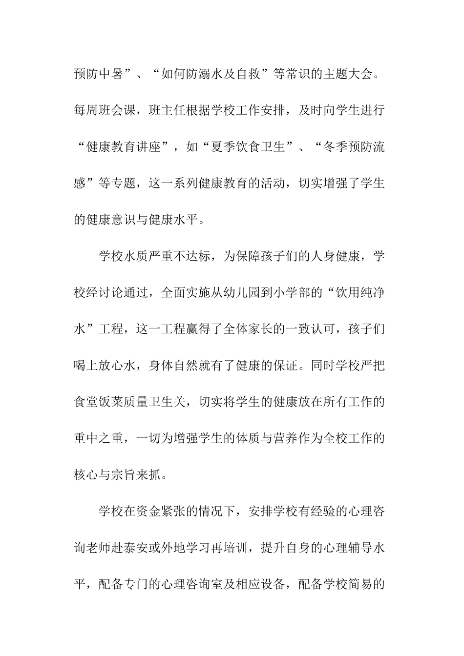 关于中心小学儿童教育发展工作报告_第3页