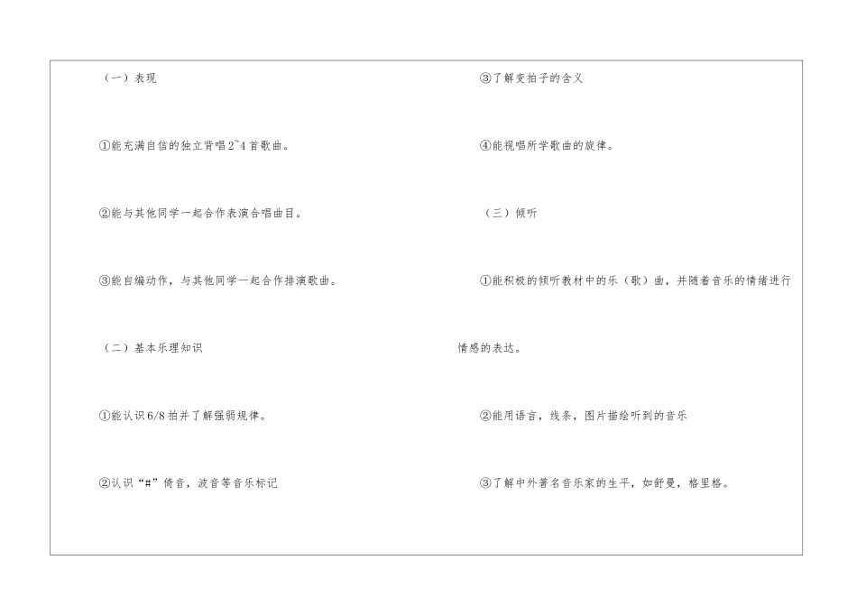 关于五年级上册音乐教学计划4篇_第3页