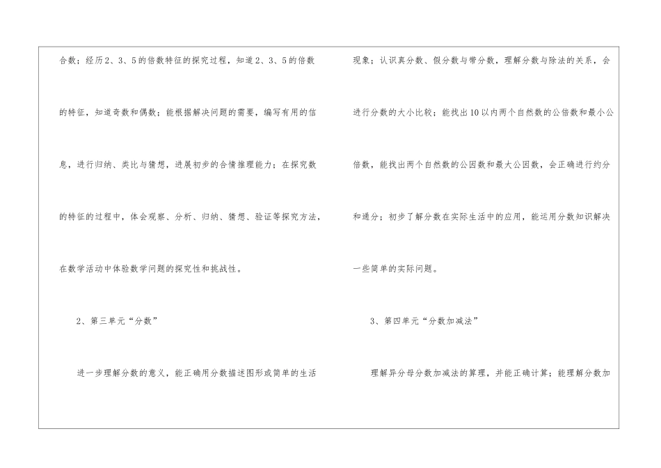 关于五年级数学教学计划模板5篇_第2页
