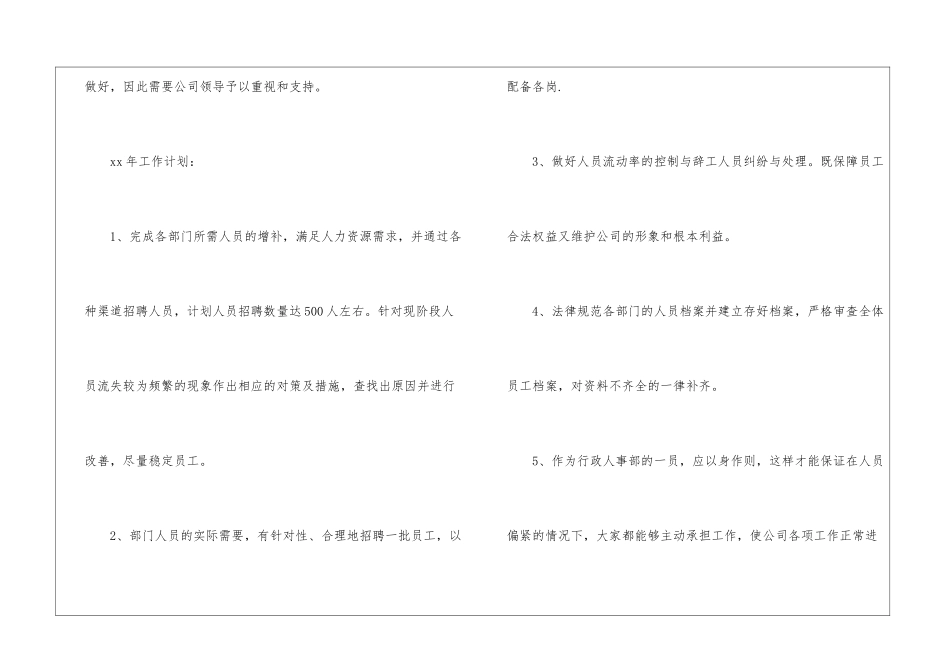 关于人事年度工作计划八篇_第3页