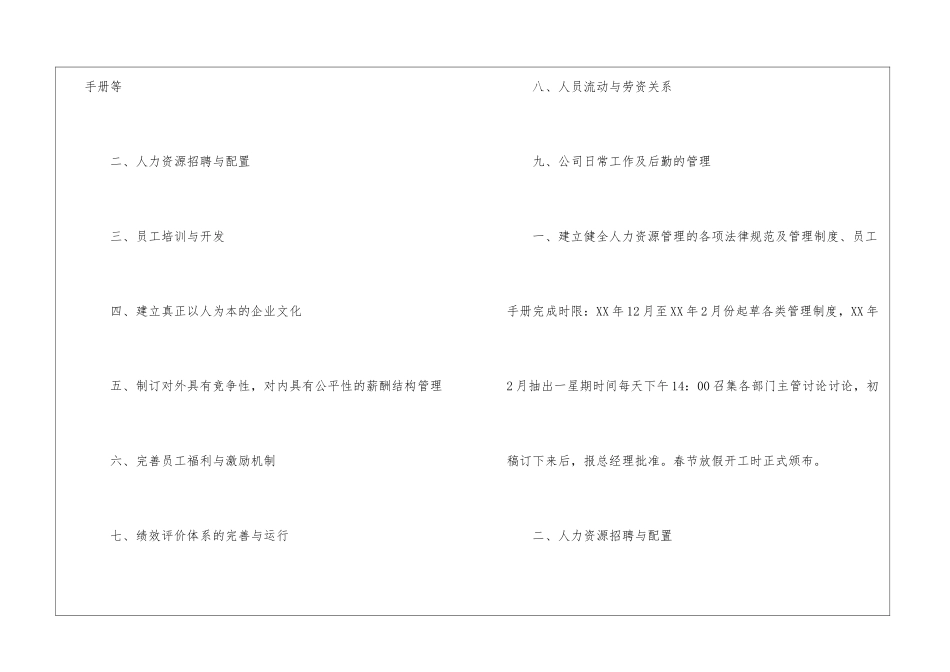 关于人事部工作计划锦集6篇_第2页