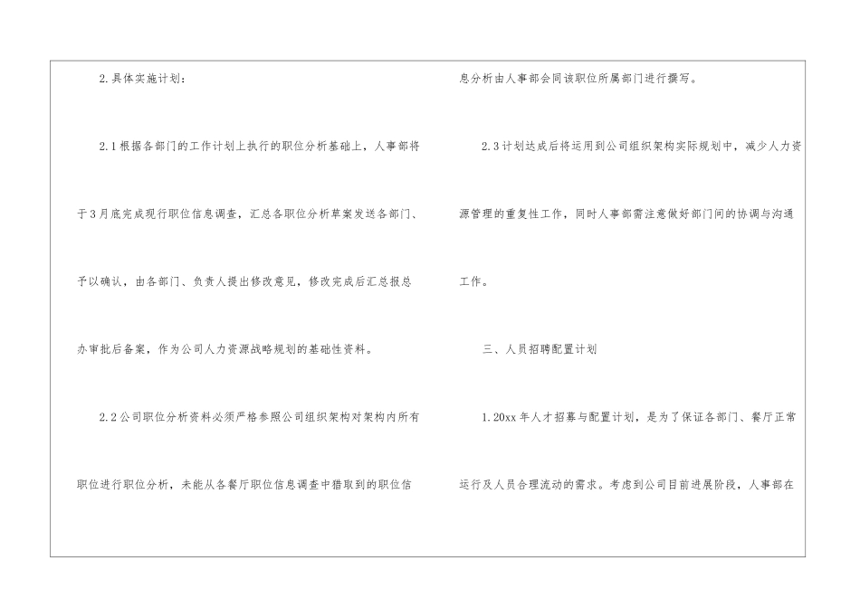 关于人事部工作计划集锦6篇_第3页