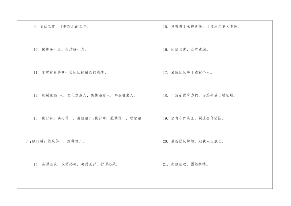 关于企业团队精神的宣传标语-公司宣传语_第2页