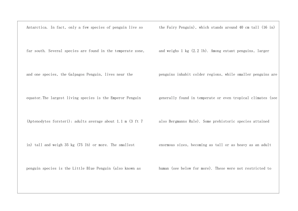 关于企鹅的英语作文-英语作文范文_第2页
