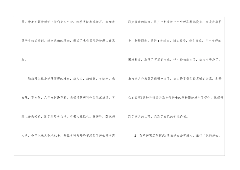 关于优质护理的总结_第2页