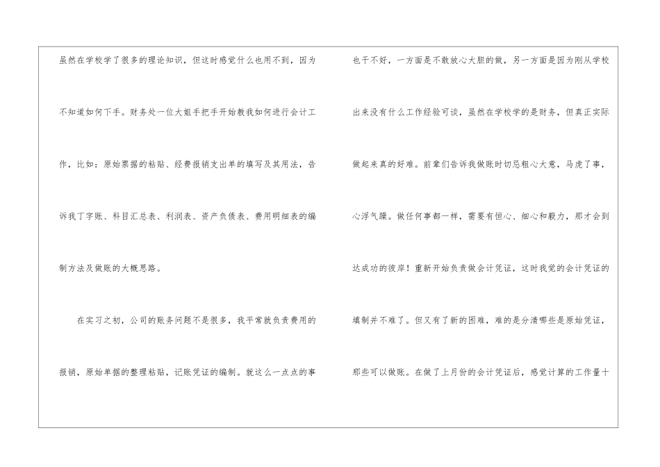 关于会计的实习报告模板5篇_第3页