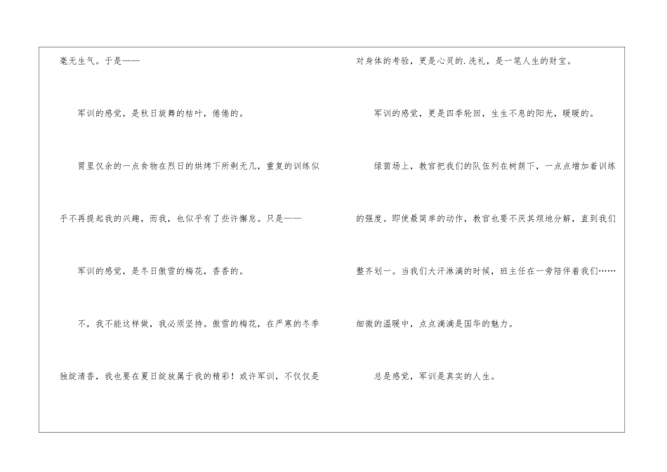 关于军训的总结_第2页