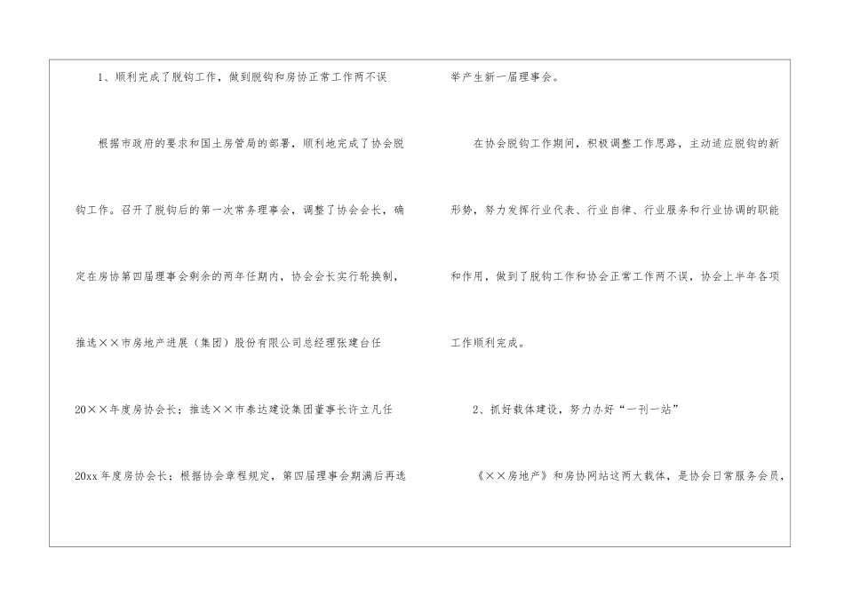 关于协会工作总结模板集锦7篇_第2页