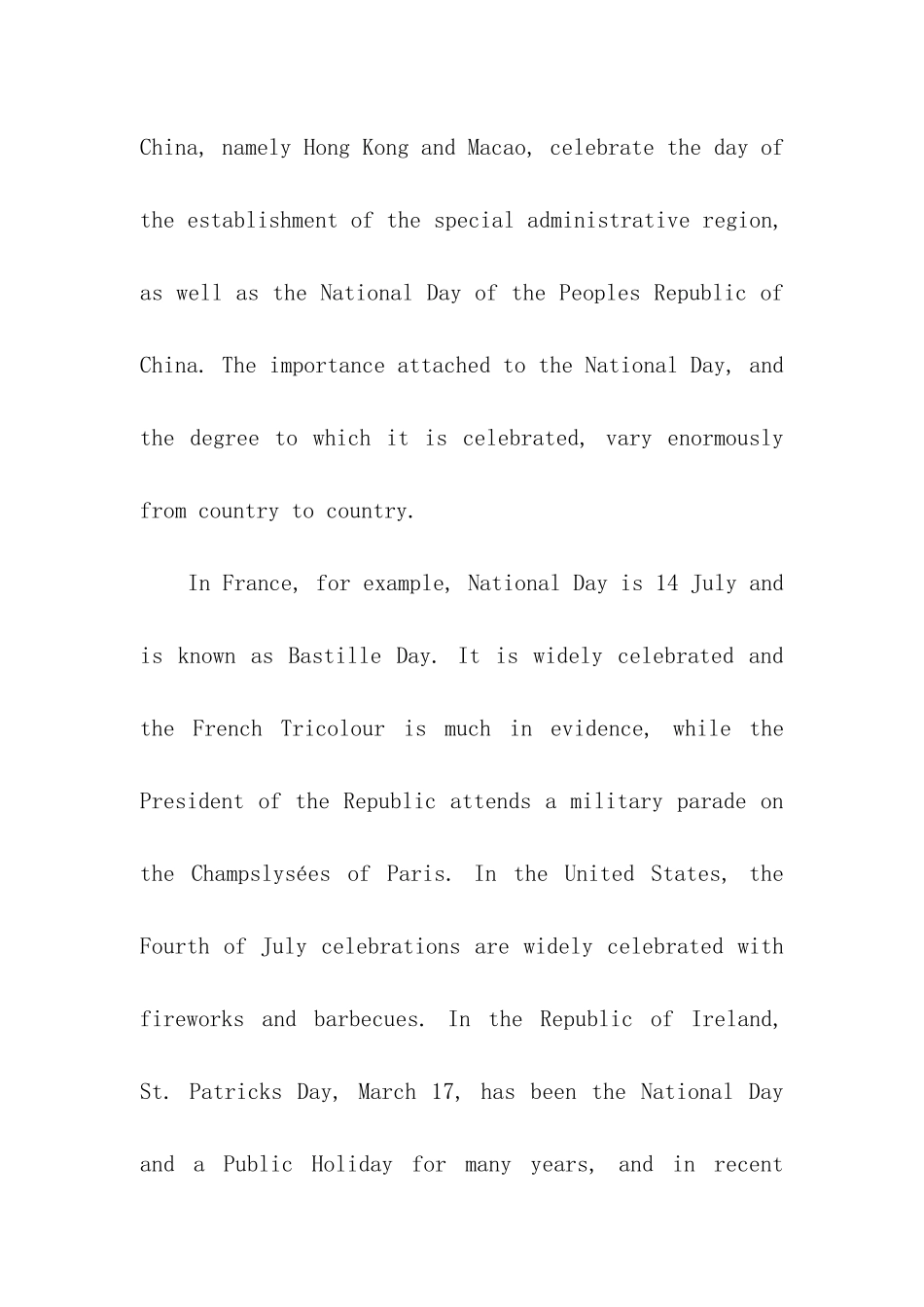 关于国庆节的英语资料_第2页