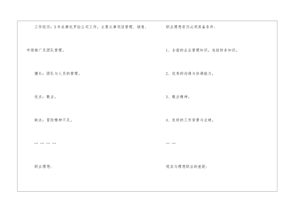 关于大学职业规划模板汇总六篇_第3页
