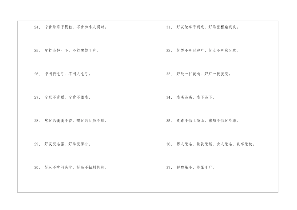 关于奋斗的谚语-语文课外知识-语文知识_第3页