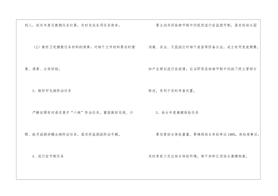 关于幼儿园保健工作计划4篇_第3页