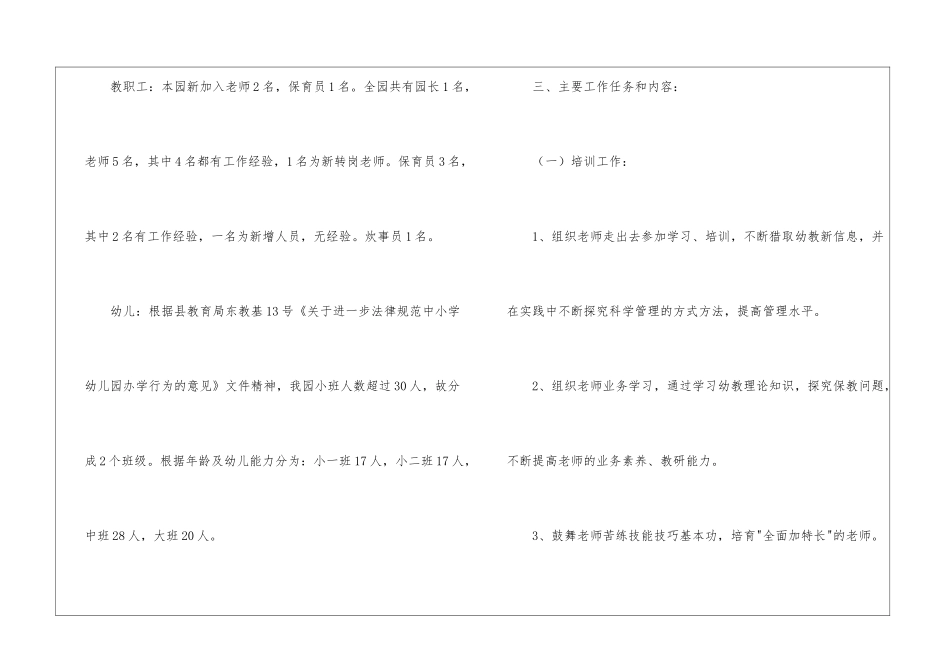 关于幼儿园园长工作计划模板汇编九篇_第2页