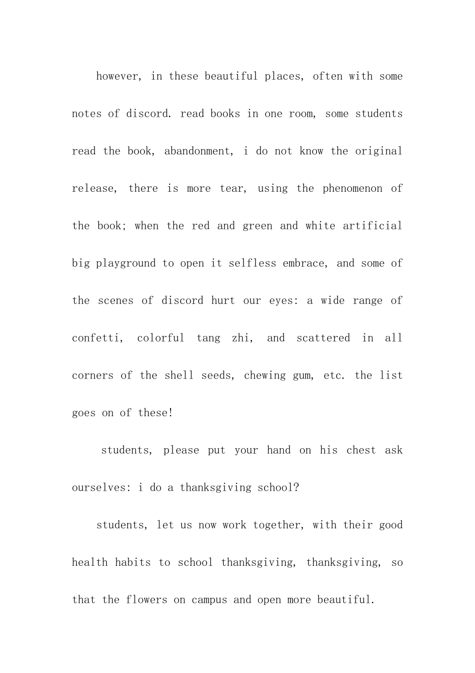 关于感恩的大学生英语演讲稿_第2页