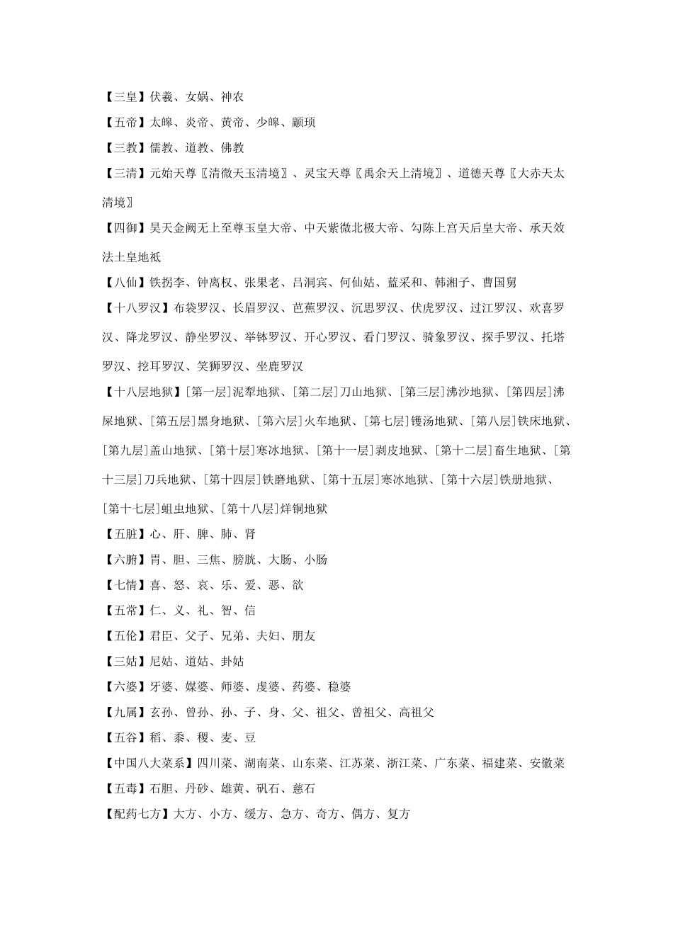高中语文 文科生必备的常识素材_第3页