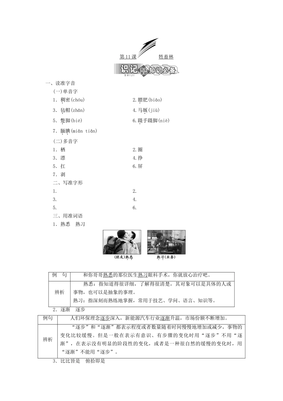 高中语文 第11课 牲畜林教学案 新人教版选修《外国小说欣赏》-新人教版高二选修语文教学案_第2页