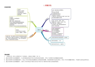 高中语文 第1课 荷塘月色教材图解学案 新人教版必修2-新人教版高一必修2语文学案