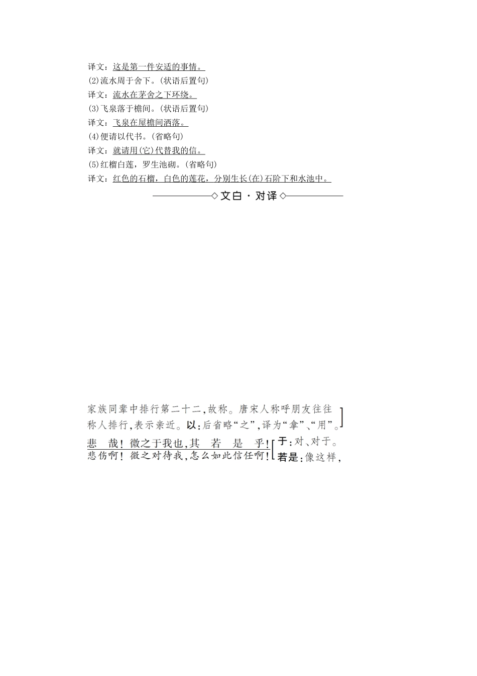 高中语文 第3单元 11 与微之书学案（含解析）粤教版选修《唐宋散文选读》-粤教版高中《唐宋散文选读》语文学案_第2页