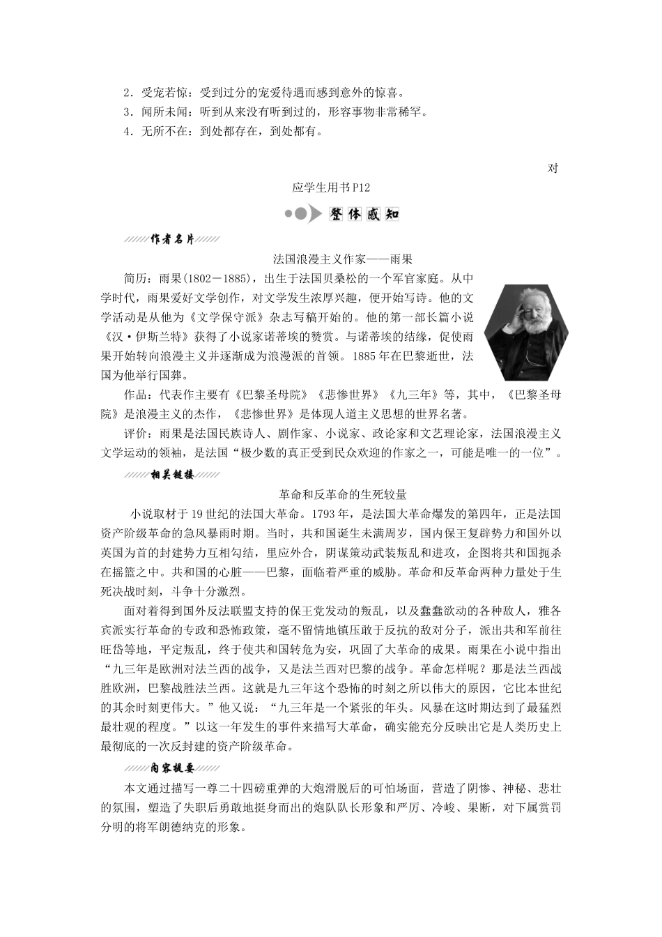 高中语文 第3课 炮兽教学案 新人教版选修《外国小说欣赏》-新人教版高二选修语文教学案_第3页