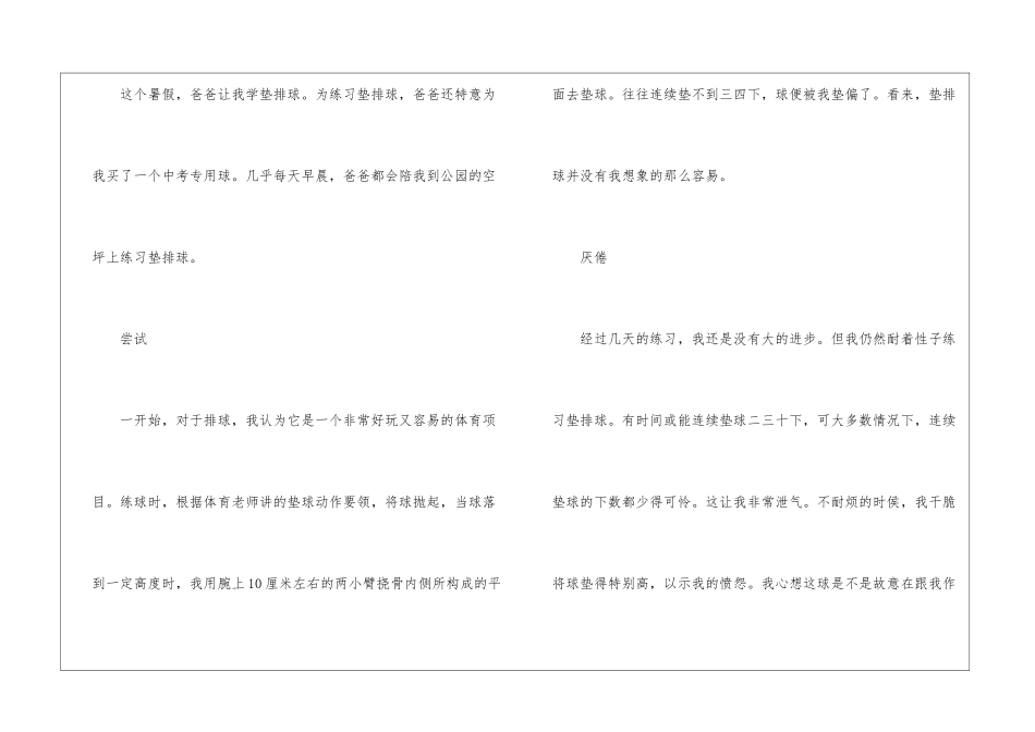 关于排球的作文最新6篇_第3页