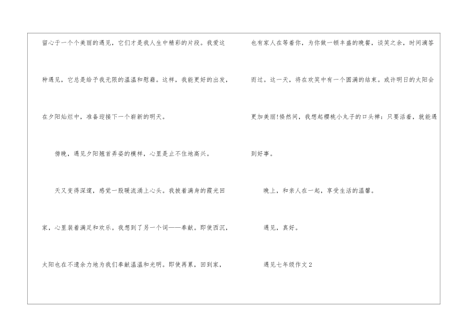 关于描写遇见的七年级作文_第3页