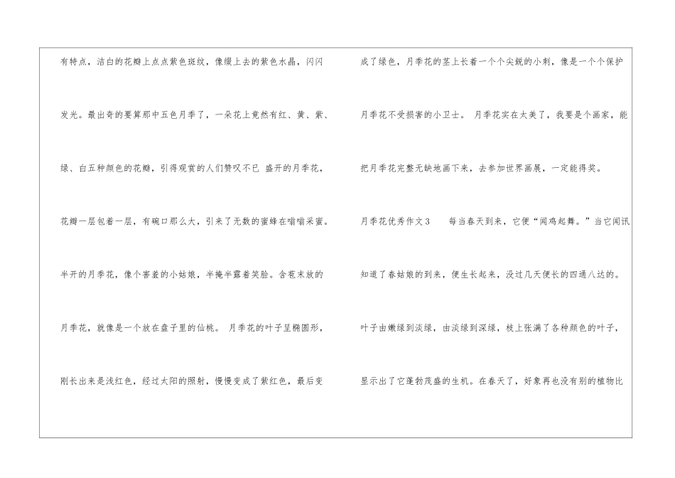 关于月季花的作文5篇-1_第3页