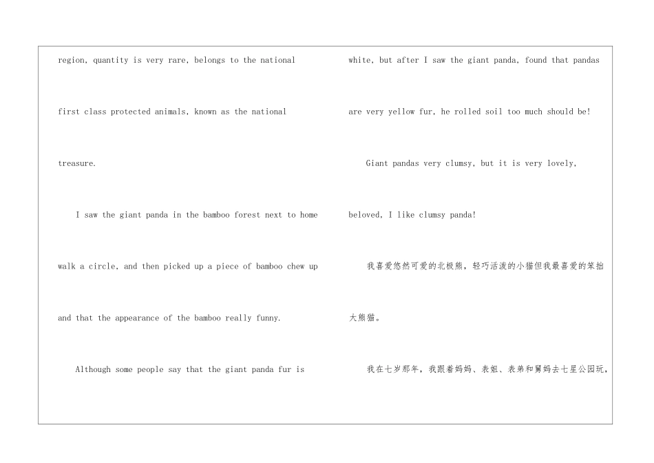 关于熊猫的英语作文60词-英语作文范文_第2页