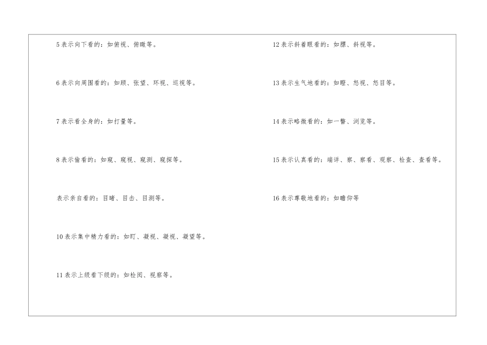 关于看的同义词有哪些_第2页