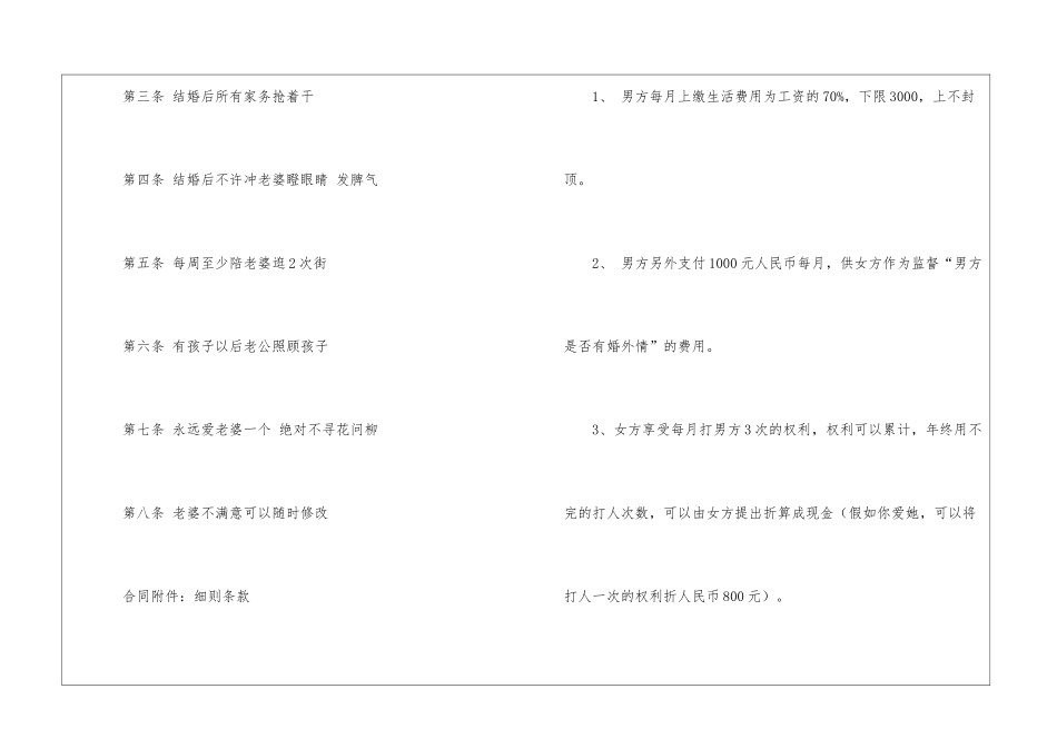 关于老婆保证书集锦八篇_第2页