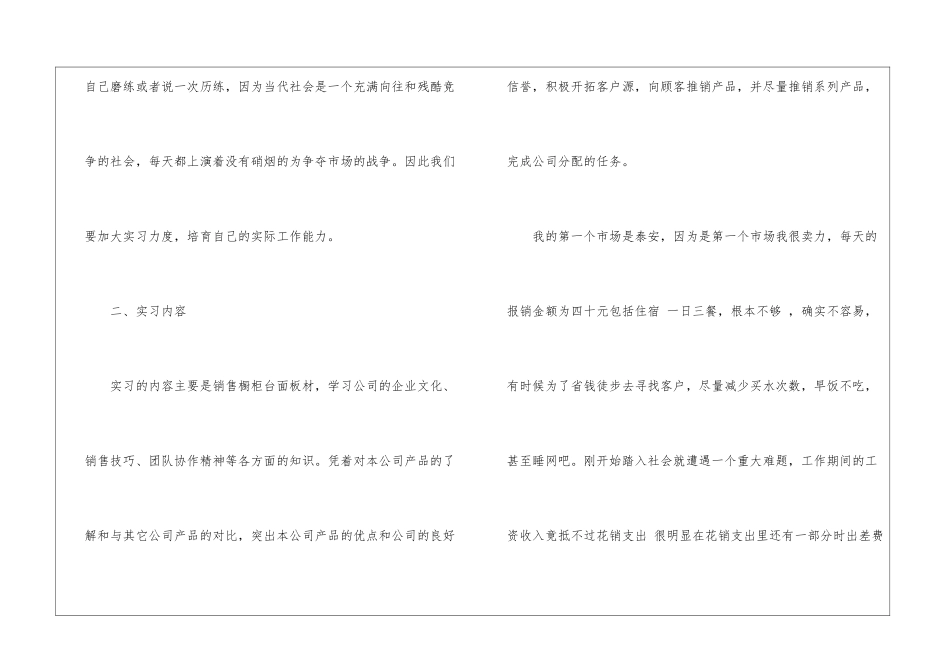 关于营销实习报告集合10篇_第3页