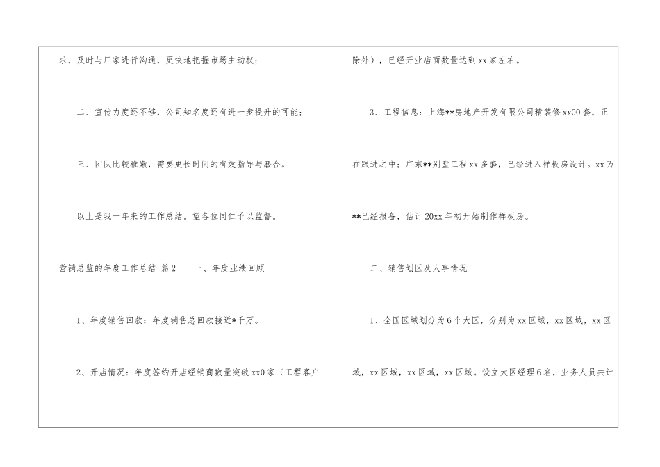 关于营销总监的年度工作总结三篇_第3页