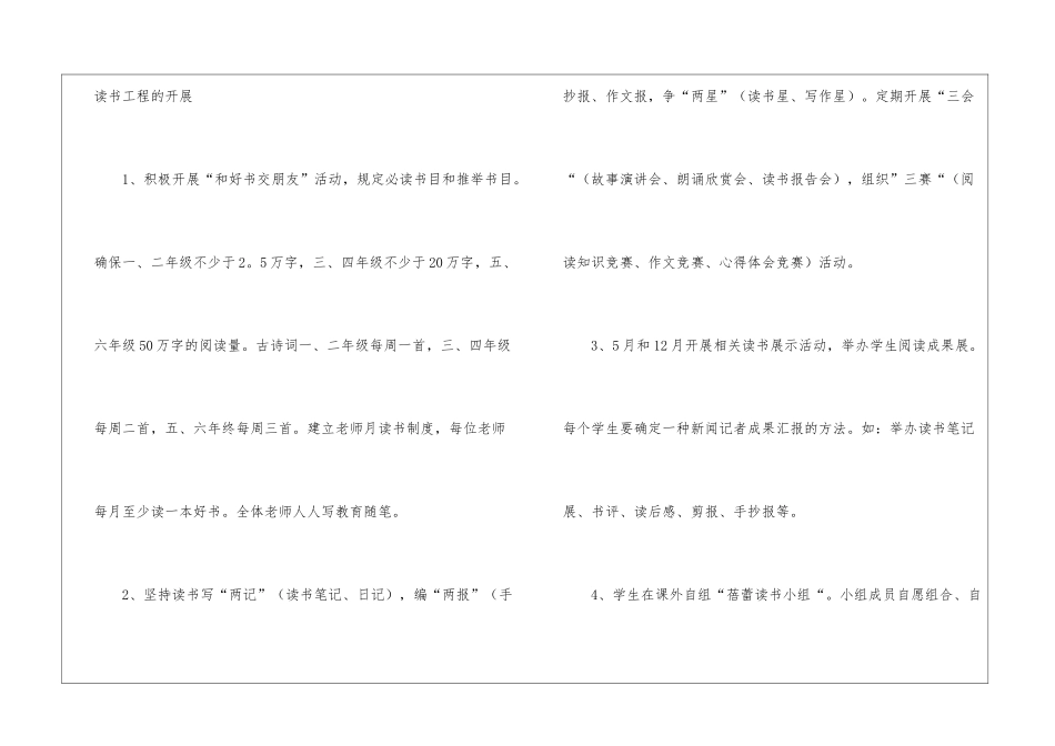 关于蓓蕾读书工程的策划书_第3页