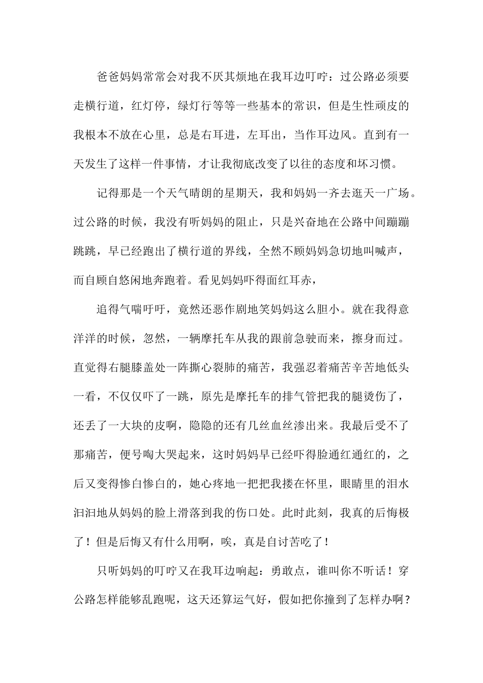 关于观交通安全公开课节目观后感八篇_第3页
