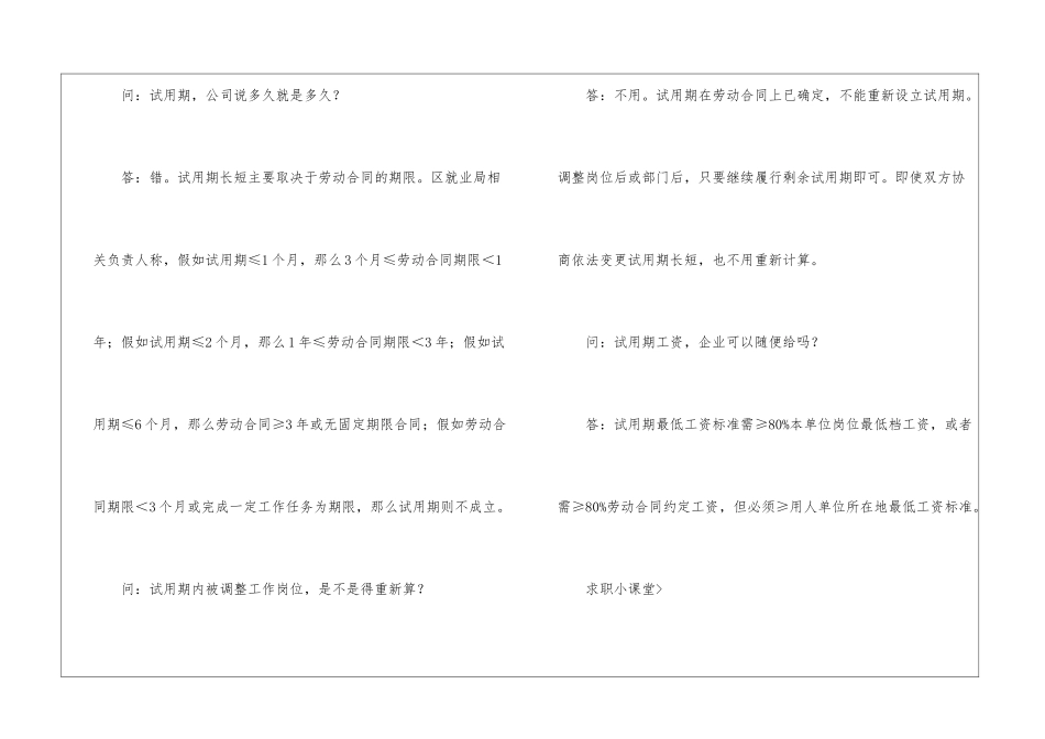 关于试用期合同模板集锦7篇_第2页