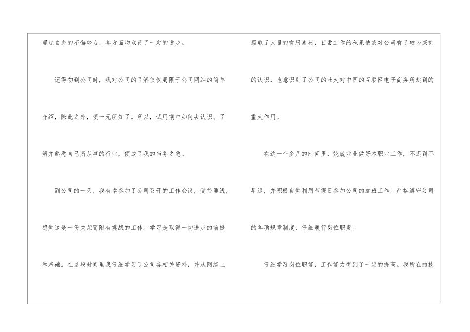 关于试用期工作计划模板汇编5篇_第3页