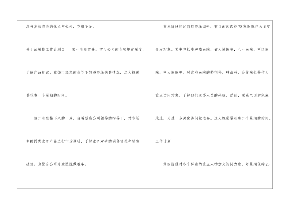 关于试用期工作计划_第3页