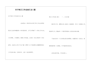 关于转正工作总结汇总八篇