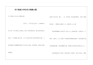 关于逛街小学生作文锦集8篇
