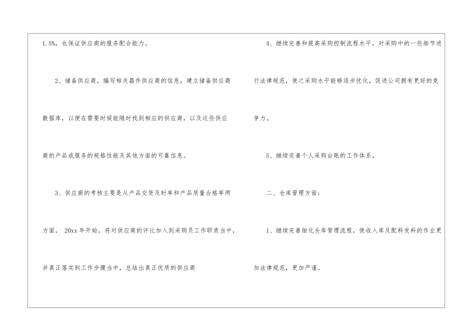 关于采购工作计划7篇_第2页