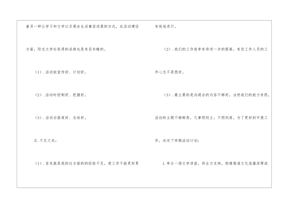 关于阳光文学社的工作总结_第3页