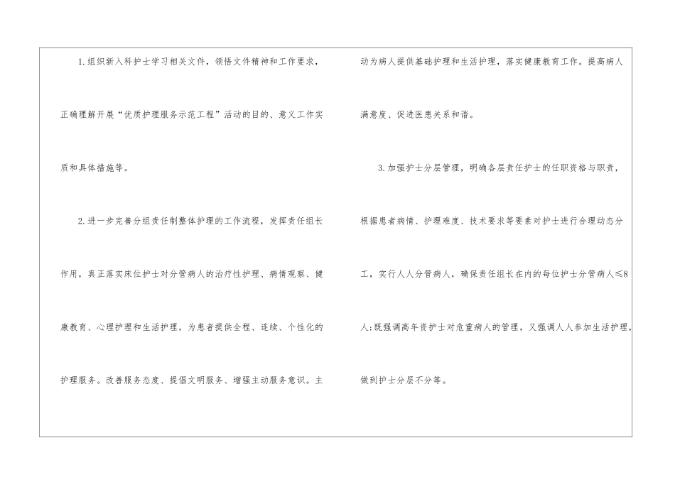 内科护理部工作计划_第3页