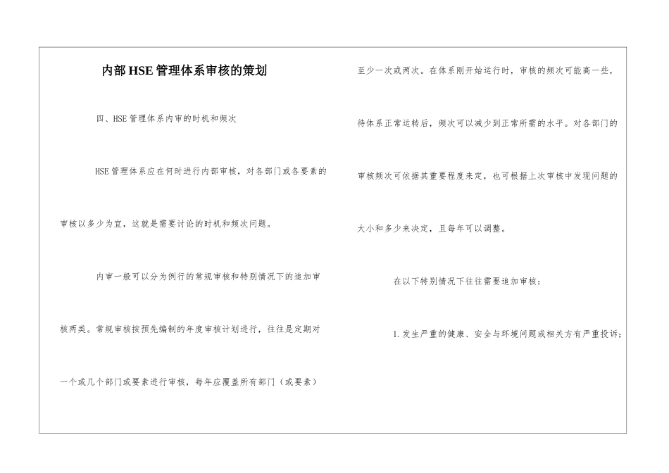 内部HSE管理体系审核的策划-2_第1页