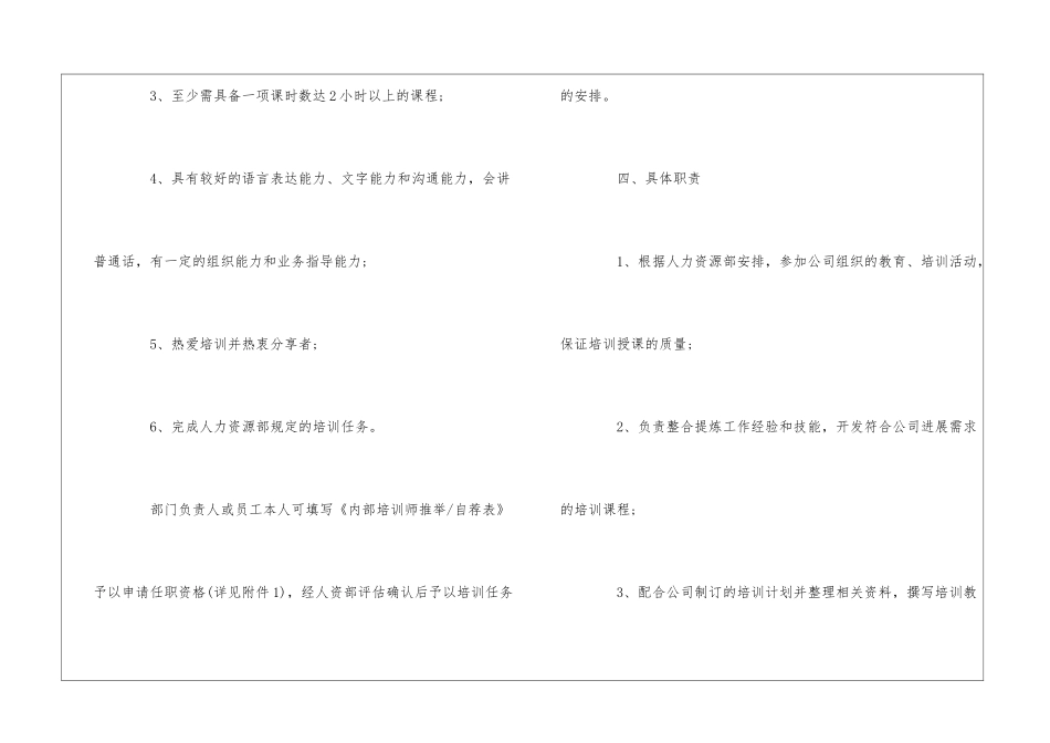 内部培训师管理制度--_第3页