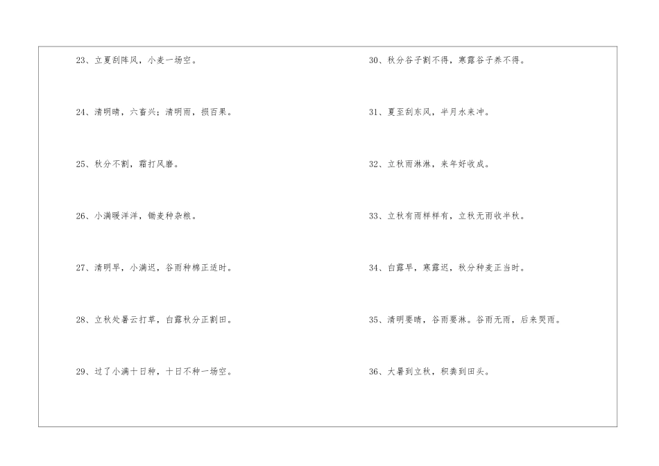 写关于农业的谚语-语文课外知识-语文知识_第3页