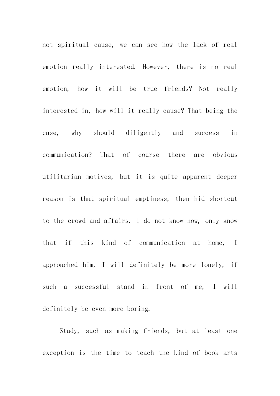 写友谊的英语演讲稿_第3页