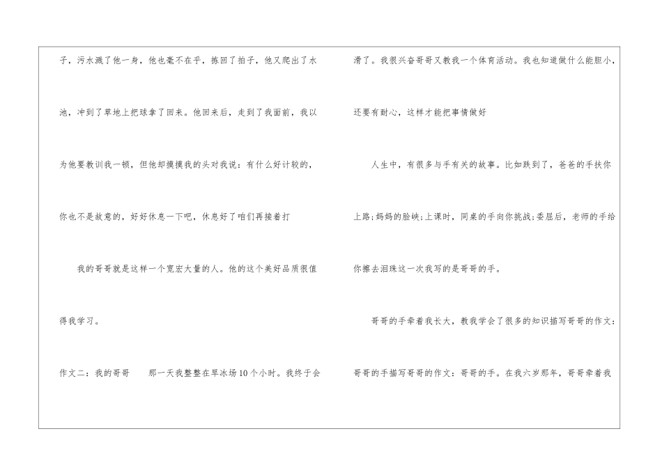 写哥哥的人物作文600字_第3页