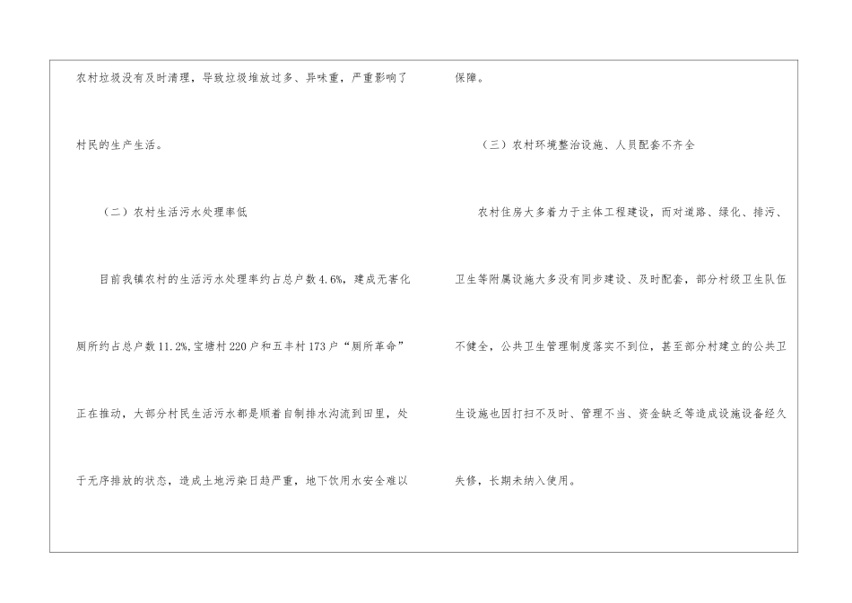 农村环境整治情况调研报告_第2页